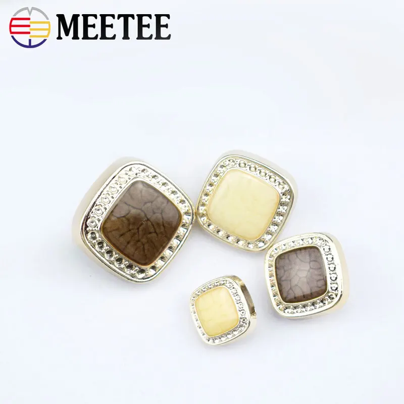 30 шт. Meetee 18-30 мм аксессуары для скрапбукинга квадратные полимерные пластиковые кнопки пальто хвостовик Пряжка для самостоятельного пошива одежды аксессуар C3-19