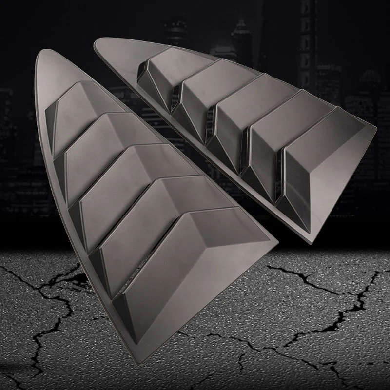 

2Pcs/1Set ABS & Carbon Window Quarter Fiber Side Louver Side Draught Louver Window Plate Fit For Toyota 86 Subaru BRZ 2013-2018