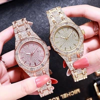 luxury women rose gold bracelet watch fashion ladies quartz diamond wristwatch elegant female bracelet watches reloj mujer