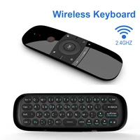 mini air mouse w1 c120 fly air mouse wireless keyboard airmouse for 9 0 8 1 android tv boxpctv smart tv portable mini 2 4g
