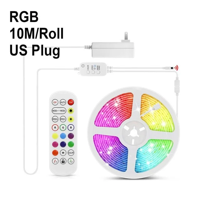 12V Светодиодный светильник 5050 Bluetooth RGB светодиодный полосы 10/15/20 м гибкая