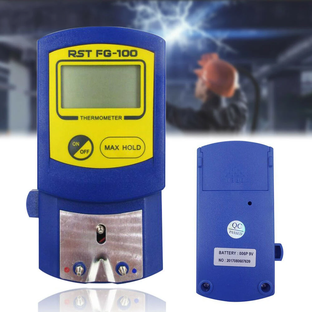 Цифровой термометр паяльник тестер температуры ЖК дисплей 0 700 градусов Цельсия