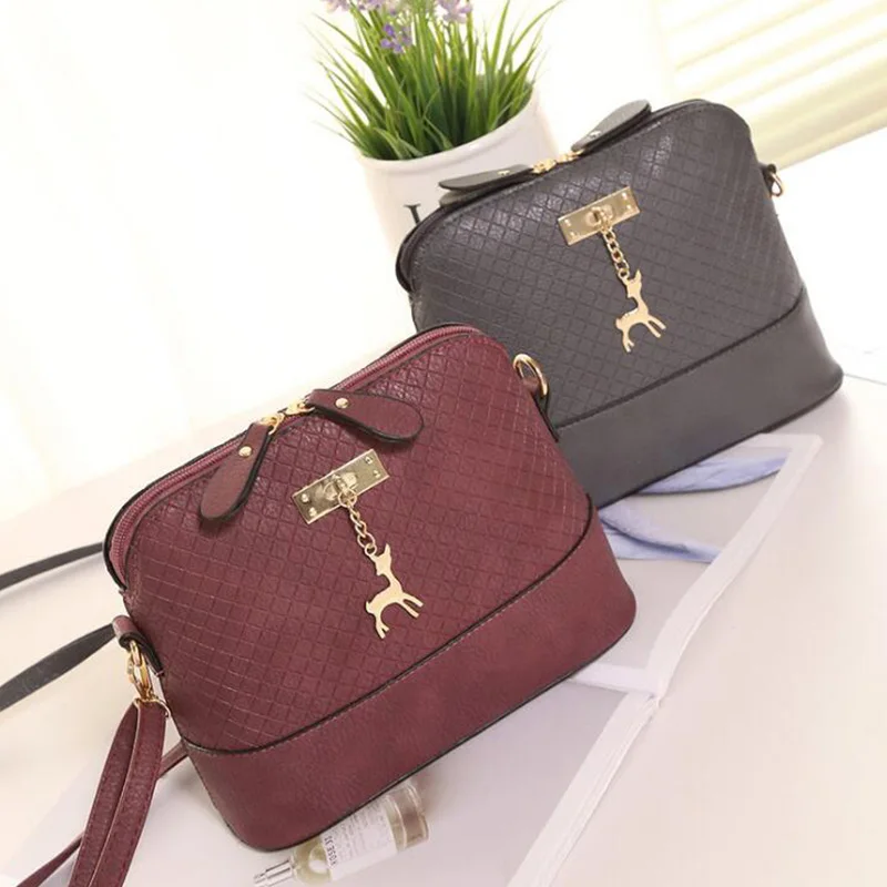 Женские сумки-мессенджеры модная мини-сумка с оленем игрушкой в форме ракушки