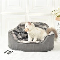 new dog bed detachable warm arctic plush cat nest bite resistant and dirty dog kennel pet products winter warm bed pet nest