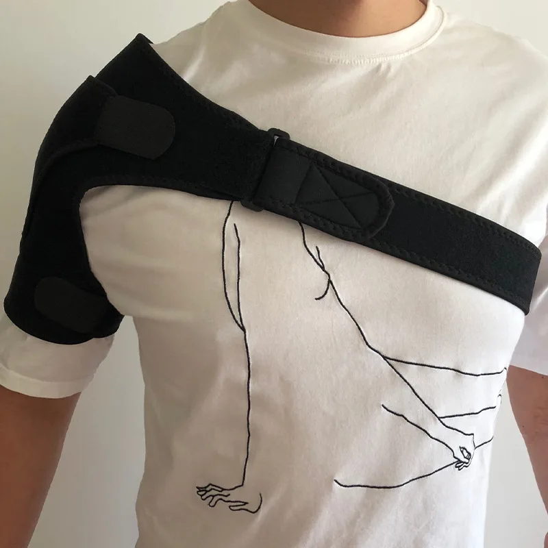 Спортивная защита плеча от травм одно плечо можно отрегулировать защитный