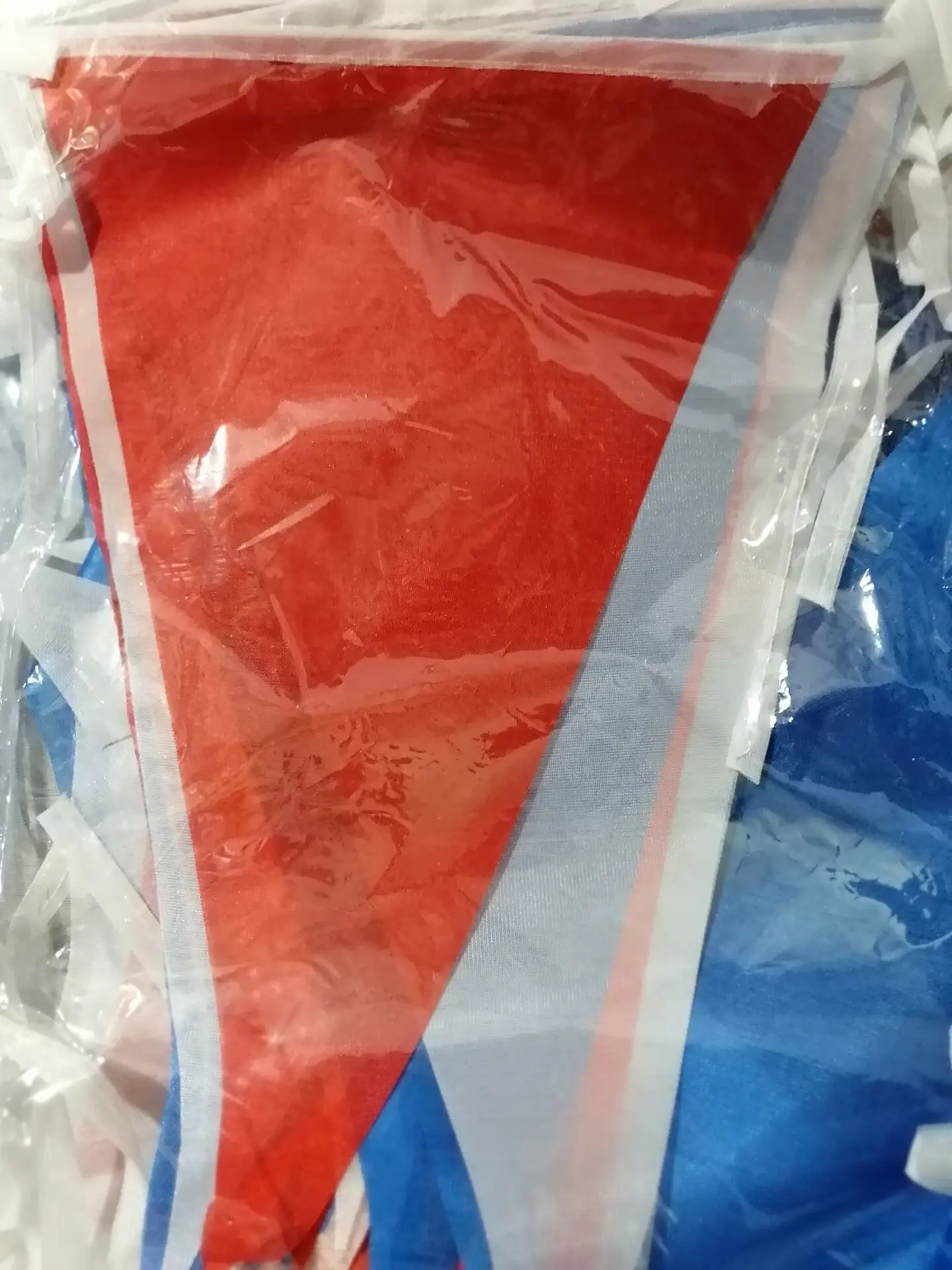 20 флагов 8 м синяя красная Белая Гирлянда флажки на стену шелковая ткань баннеры HQ