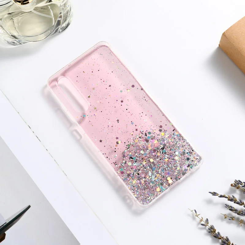 Чехол сверкающий с блестками для huawei Nova 5T 5i 3i 4 Honor 20s 10i V20 P10 P30 Pro P8 P9 Lite P Smart Z Y7 Y9 Prime чехол