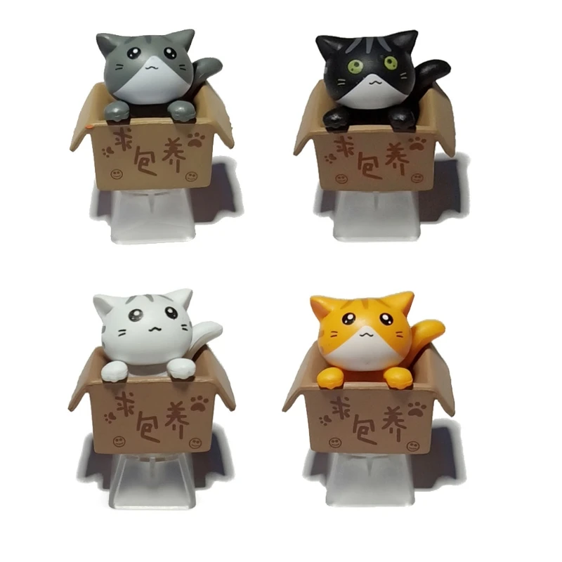 1 шт. DIY ABS Cat пользовательский мультфильм аниме клавиша крышка Нижняя подсветка s