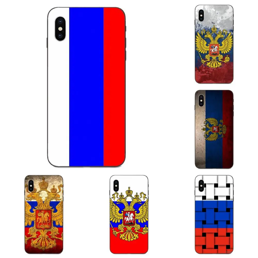 Мягкий хипстерский чехол из ТПУ с флагом России для Xiaomi Redmi Note 3 3S 4 4A 4X 5 5A 6 6A 7 7A K20 Plus
