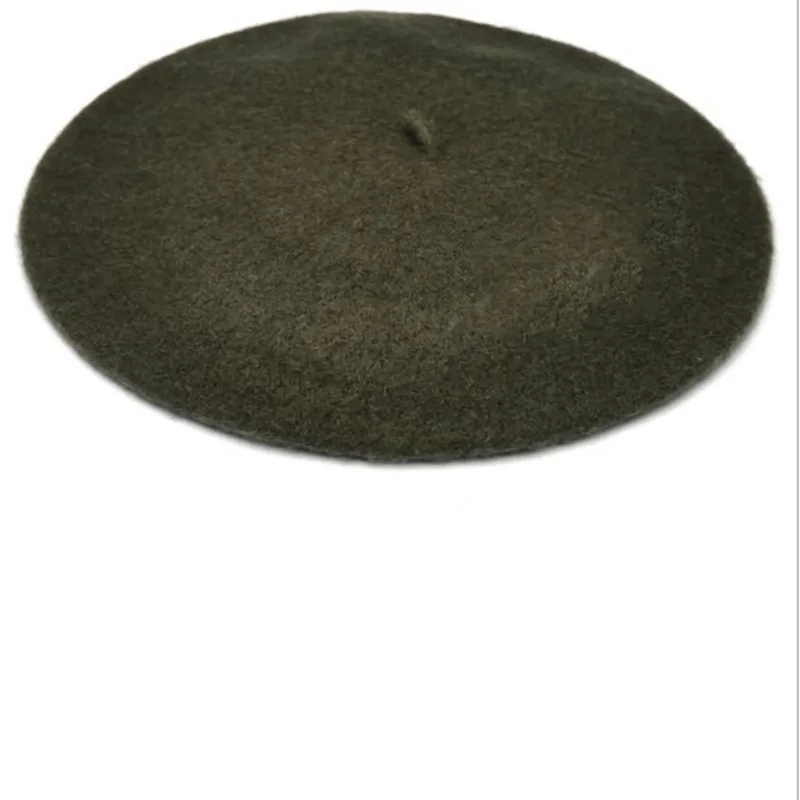 

Women's Beret French Artist Warm Wool Winter Beanie Hat Retro Solid Color Beret Solid Elegant Ladies Autumn and Winter Hats