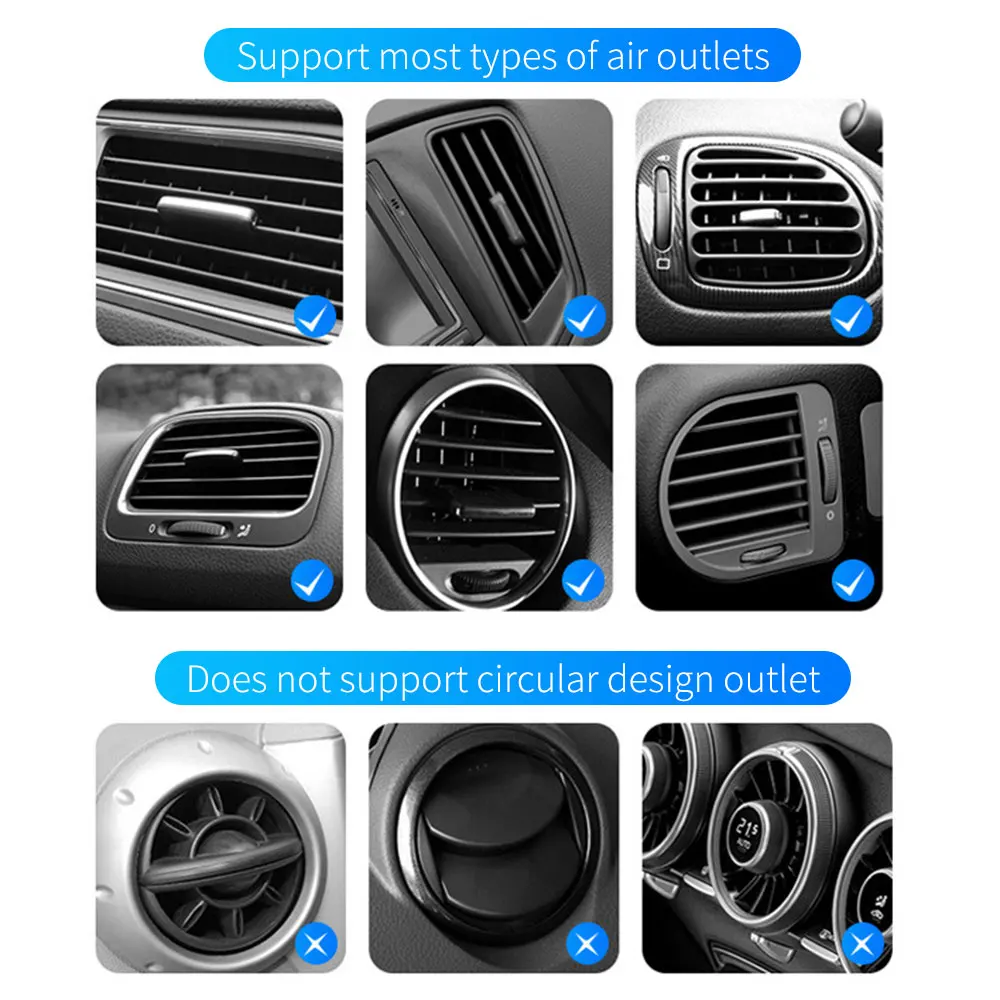KISSCASE Carbon Car Phone Holder For Your Mobile Stand iPhone 11 7 Air Vent Mount Support Smartphone Holders | Мобильные телефоны и