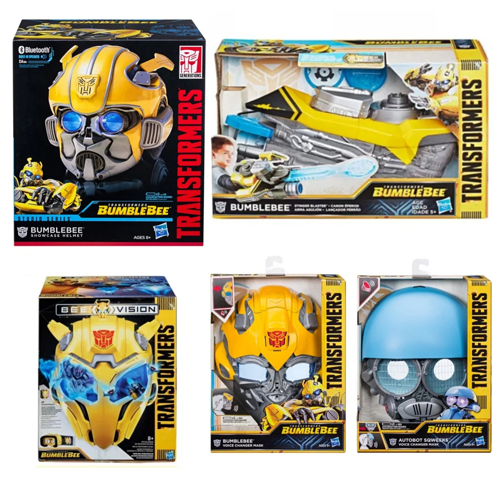 Hasbro Трансформеры из фильма 6 оригинальные sqweek Бамблби AR музыкальная светильник