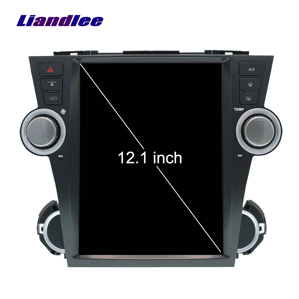 

Multimedia Car Stereo Android Tesla Screen Audio Radio Player For TOYOTA HIGHLANDER 2008-2013 Navigation GPS Carplay Vertical