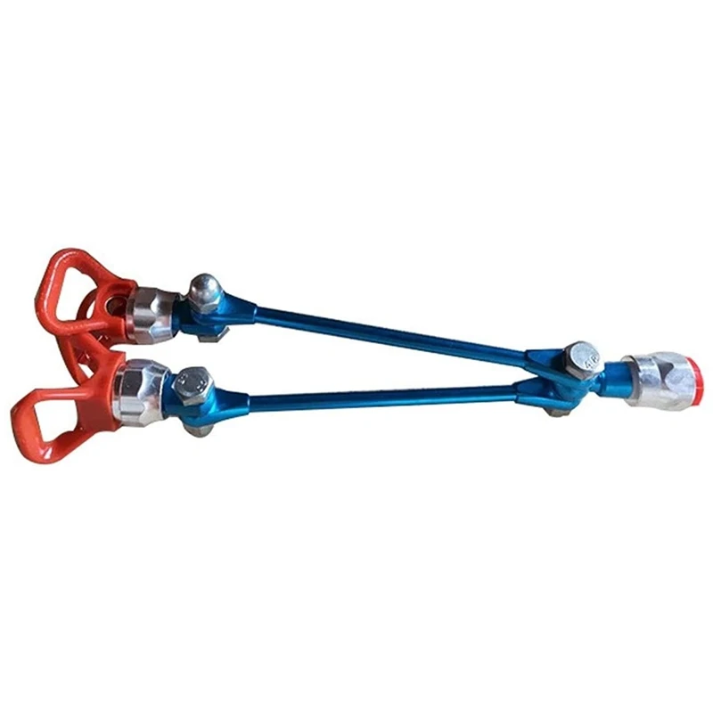 

Принадлежности для безвоздушного распылителя, насадка с двойным соплом, регулируемый угол распыления, широкоугольный инструмент для распы...