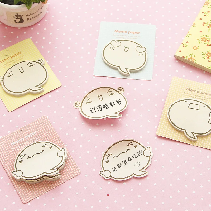 8 шт./лот Kawaii бумажная наклейка для лица дневник планировщик почтовый маркер