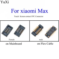 yuxi for xiaomi max redmi 3s note 4 touch screen fpc ffc connector port plug for fingerprint on mainboardflex cable