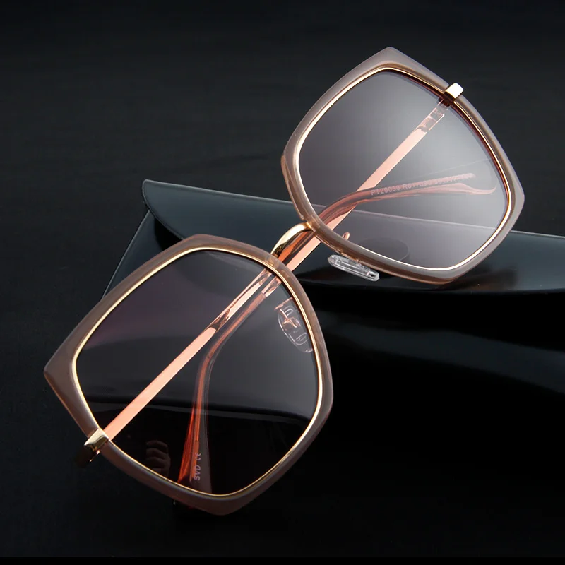 Очки солнцезащитные женские поляризационные круглые в винтажном стиле |