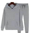 Спортивная одежда унисекс 2 с капюшоном, спортивная одежда для фитнеса, бега, толстовка + спортивные штаны, Свитшот 2021