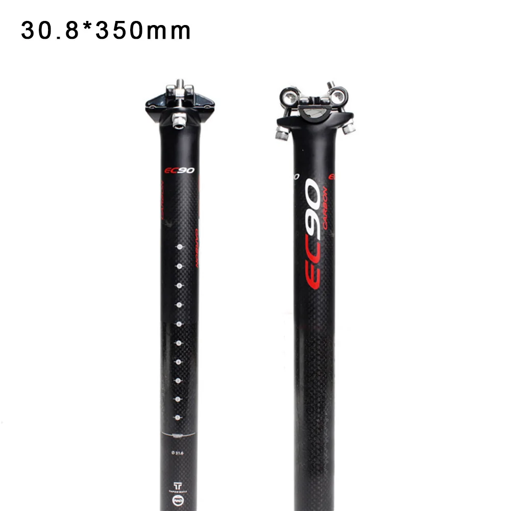 

Carbon Fiber Bicycle Seatpost MTB Road Bike Cycle Lightweight Seatpost 27.2/30.8/31.6*350/400mm Carbon Fiber Bike Parts