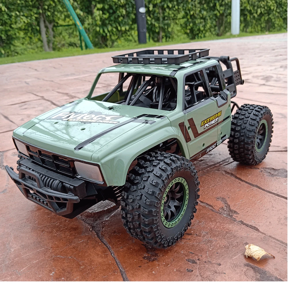 

ZHENDUO Flytec off-road vehicle climbing toy two-wheel drive high-speed car 2.4G anti-skid big tire electric children's car