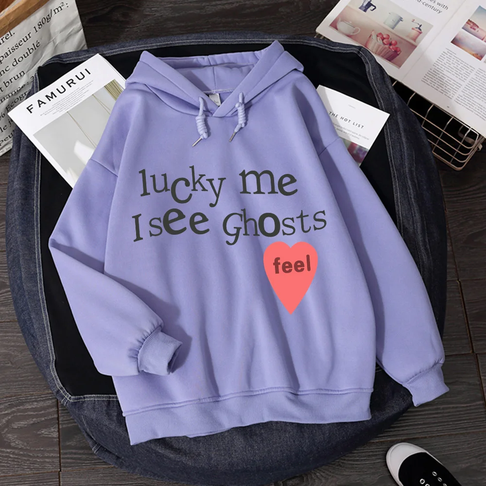 Oversized Letter Printed Hoodies Women Harajuku Kawaii Casual Pullover Hoodie Long Sleeve Sweatshirt Soft Sweetshirt for Girls