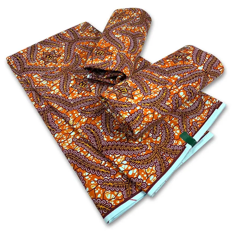 Оригинальный воск 100% хлопок ткань Африканская вощеная принтом 2021 последняя из