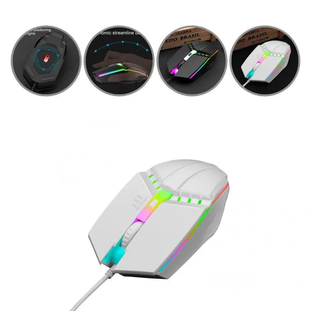 

Модная компьютерная мышь с 4 клавишами для киберспорта, аксессуары для компьютерной мыши, USB мышь без драйверов для офиса
