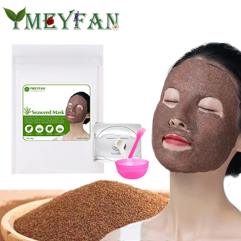 

200g Natural Pure Seaweed Collagen Mask for Face Moisturizing Seaweed Pro Mask Seaweed Alga Face Mask Women Facial Skin Care