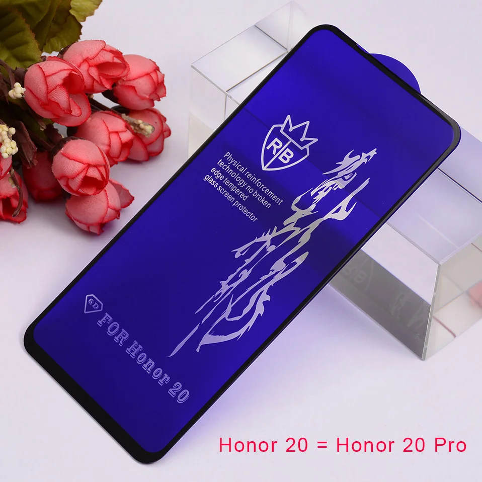 6D закаленное Стекло для huawei Honor V30 9X вид 20 7C Pro 8X 20i 10i 8A 7X 8C Play 3 предмета в комплекте 10