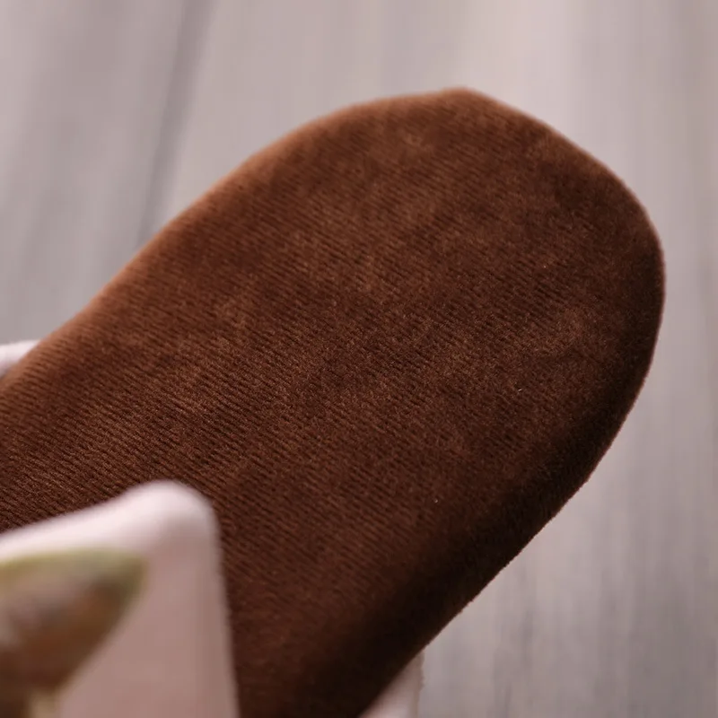 Mntrerm Women and Men Slippers Cute Cat Print Cartoon Animation Home Winter Warm Soft Cotton Indoor Shoes Flat | Обувь