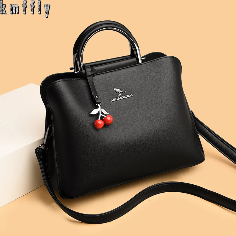 

Autumn Hot Sale New Ladies Pure Color Handbags Confident and Comfortable Fashion Urban Elegant and Generous Women's Bags