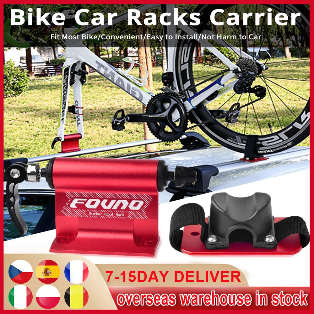 

Bike Bicycle Rack Suction Roof-Top Bike Car Racks Carrier Quick Install Bike Roof Rack MTB Mountain Road Bike Cycling Accessory