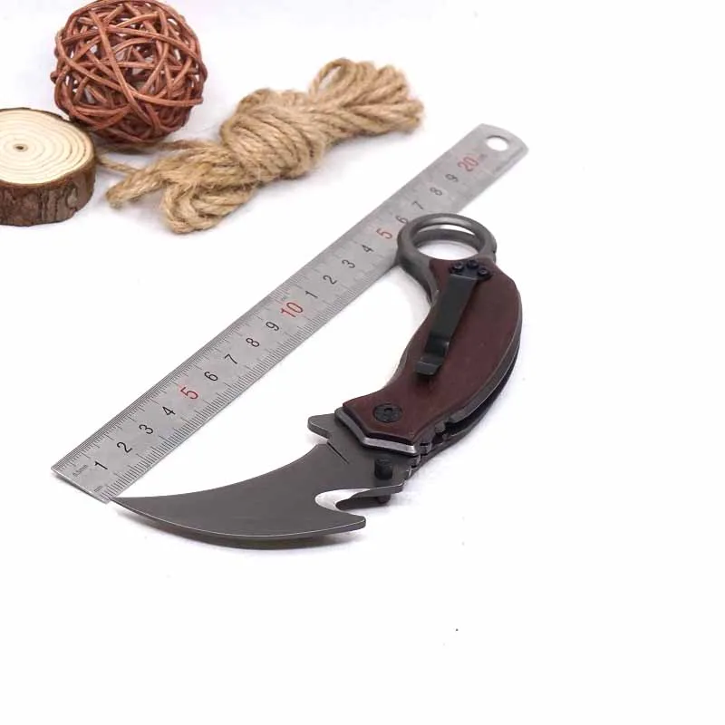 Складной нож керамбит 6 69 дюйма тактические ножи cs go Claw охотничий карманный для