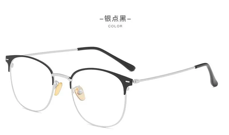 2 Classic ultra light TR90 square new blue glasses unisex computer glasses casual retro fashion wild flat blue light glasses - Цвет оправы: 2