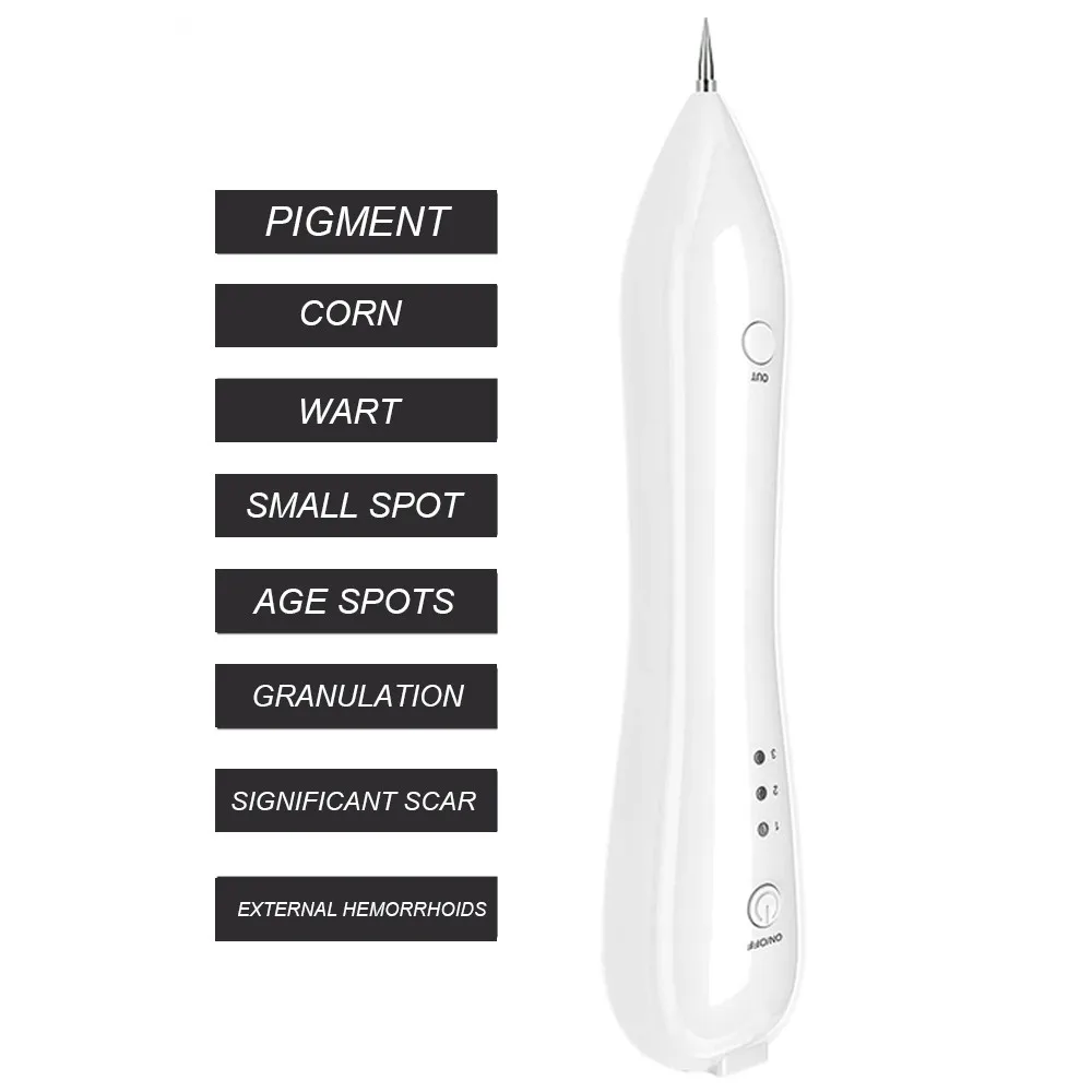 

LCD Face Skin Dark Spot Remover Mole Tattoo Removal Laser Plasma Pen Machine Facial Freckle Tag Wart Removal Beauty Instrument