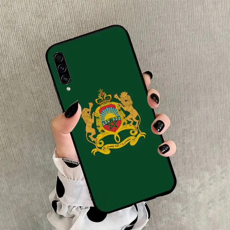 

Maroc Morocco Flag Phone Case For Samsung A20 A30 30s A40 A7 2018 J2 J7 prime J4 Plus S5 Note 9 10 Plus