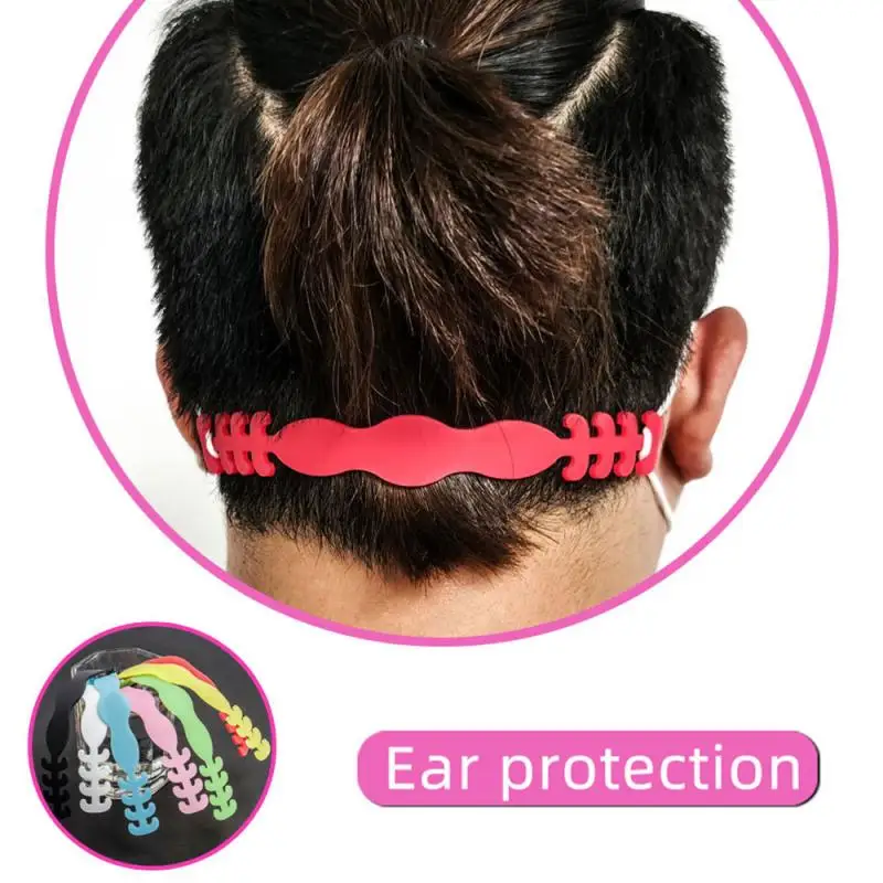 

1PC Mask Extension Buckle Earmuffle Artifact Mask Rope Silica Gel Adjustable Anti-slip Eco-friendly Mask Hooks Mask Accessories