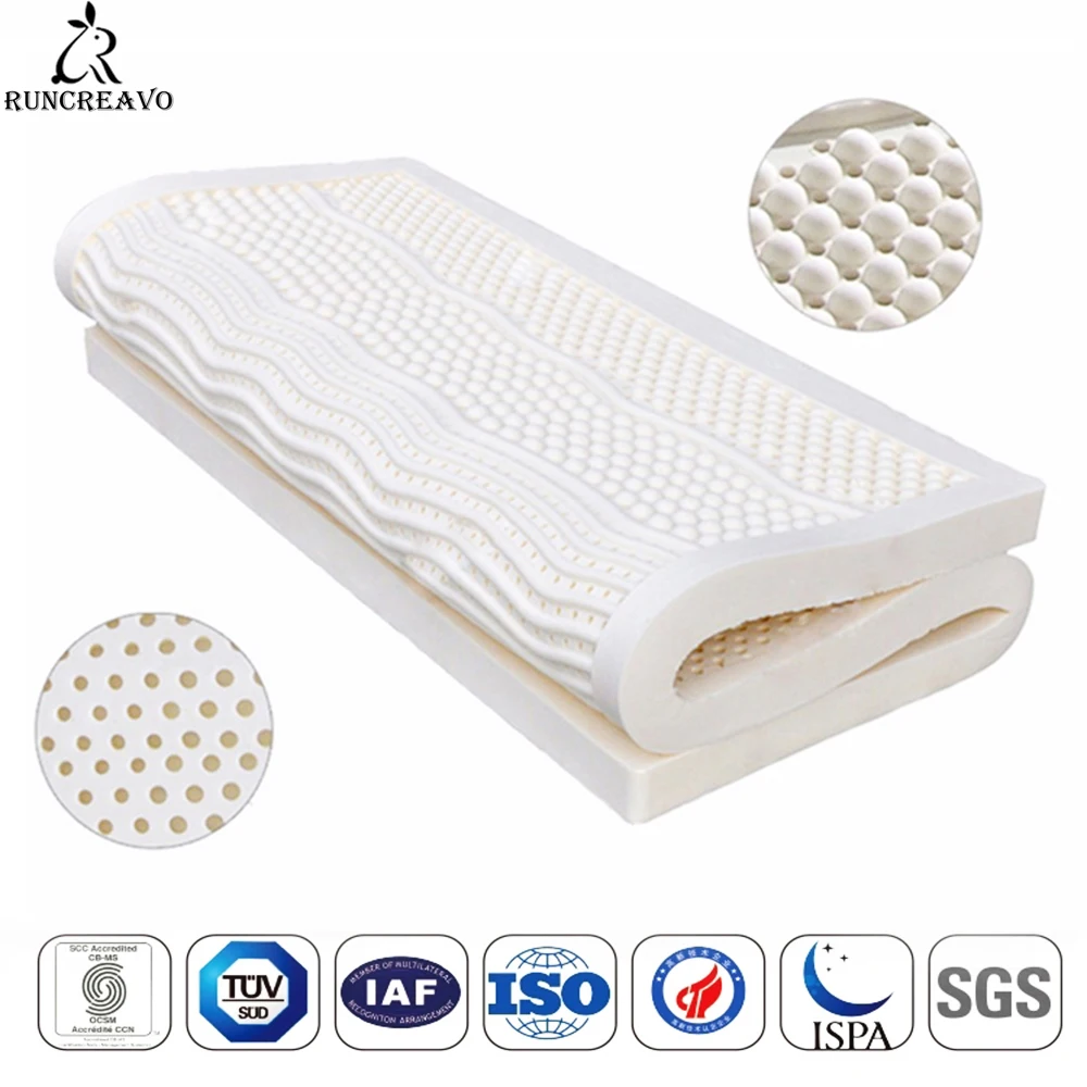 

Natural Latex Mattress with Inner Case Outer Case Japan Tatami Mat Cervical Vertebra 7 Zone Body Pressure Release Bed Mattress