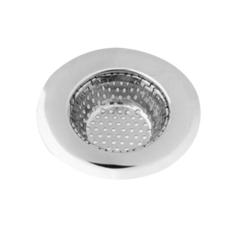 

N0HB Kitchen Sink Drain Filter Mesh Bathtub Drain Plug Hair Trap Bathroom Drain Protector Anti-Clogging Coarse/Fine Mesh