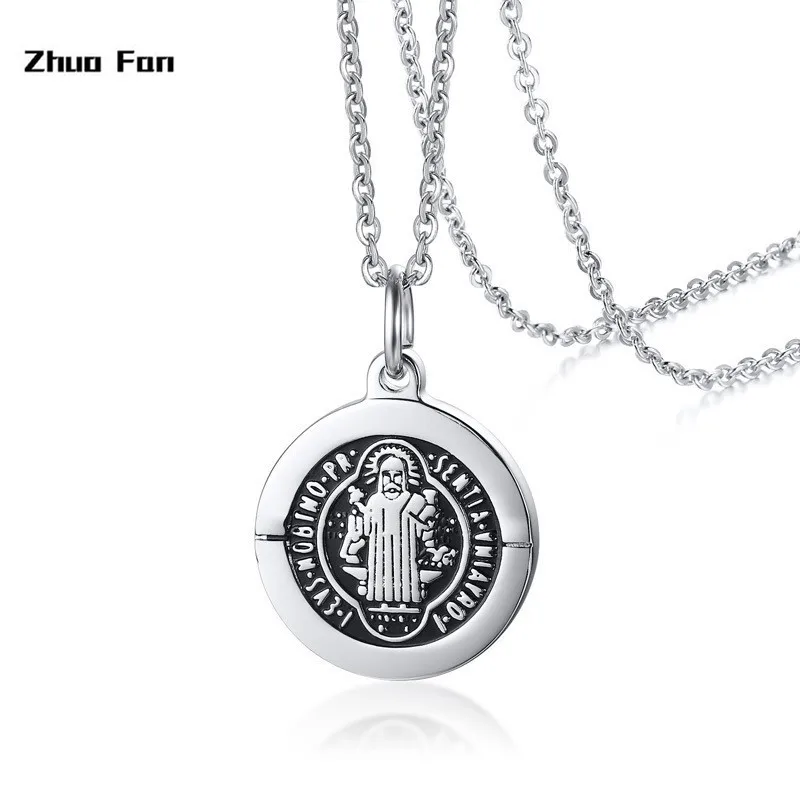 Винтажное ожерелье в стиле стимпанк с изображением христианского Иисуса Jude Thaddeus