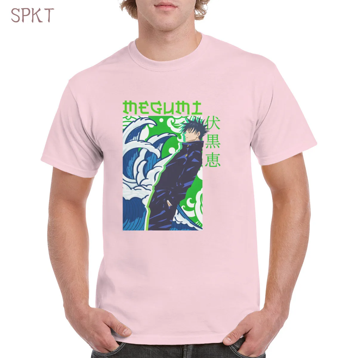 

Japanese Harajuku anime Jujutsu Kaisen t shirt 100% cotton kawaii cool Megumi Fushiguro T-shirt punk casual women/men's T-Shirts