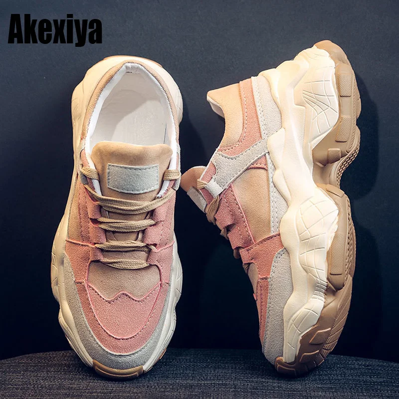 

High Quality Trainers Women's Platform Sneakers Women Shoes Breathable Casual Women Running Chunky Sneakers f366