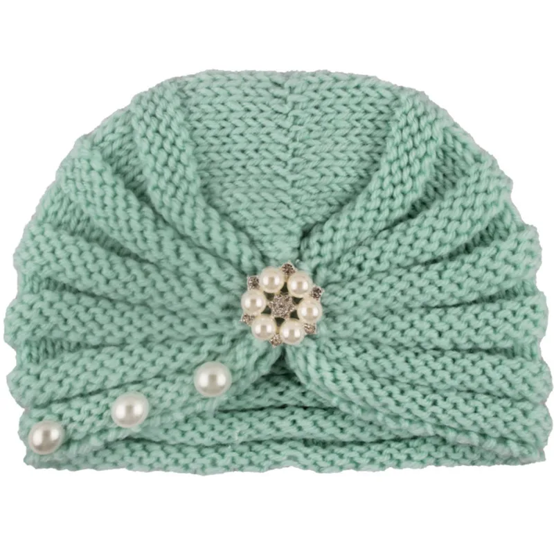 Новинка 2019 наборы из ленты с бусинами детская шапочка Индии шерстяное вязаное