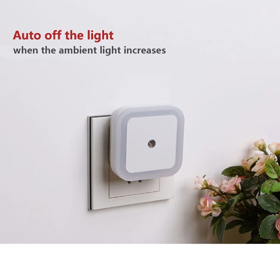 Настенный ночник с датчиком управления индукционный энергосберегающий спальный