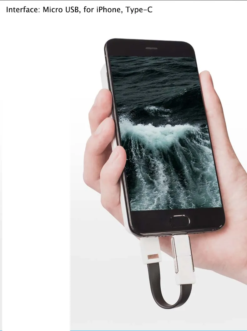 3 в 1 Магнитный брелок для ключей Micro USB Type-C кабель передачи данных iPhone Android кольца