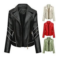 jacket plus size fabulous faux leather jacket women winter windproof slim lady coat for motorcycle riding 2021 new