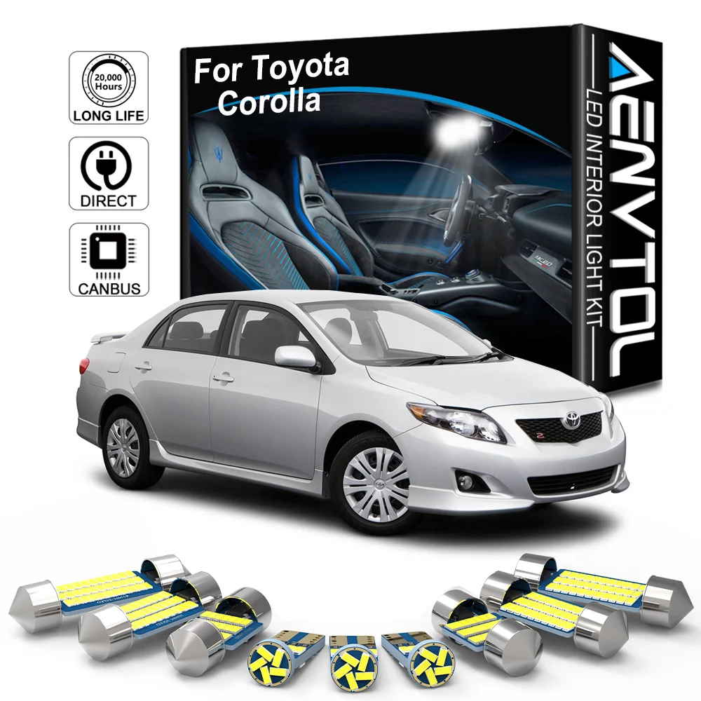 AENVTOL Canbus для Toyota Corolla E150 E180 2003 2009 2010 2013 2014 2015 2016 2017 2019 2020 хэтчбек светодиодные фонари