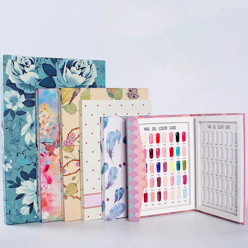 

Professional Manicure Tool New False Nail Color Book Color Display Nail Art Gel Polish Color Card Nail Chart Practice Board