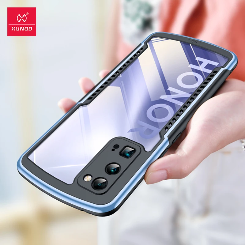 Чехол Xundd для Honor 30 Pro Plus ударопрочный прозрачный защитный чехол 30Pro +