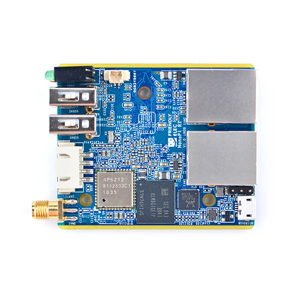 NanoPi R1 Allwinner H3 Gbps Ethernet бортовой Wifi Bluetooth OpenWRT
